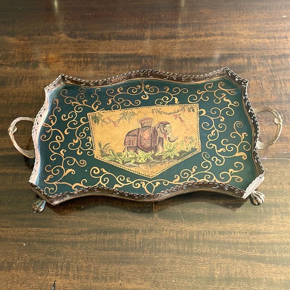 Elephant Antique Tray